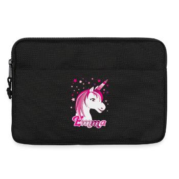 Emma, maiden name, favorite name - Laptop bag 13" - black - Front