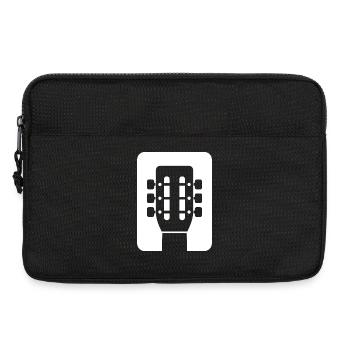 Guitar Emblem - Laptop bag 13" - black - Front