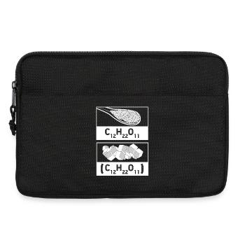 Structural formula chemistry science physics laboratory - Laptop bag 13" - black - Front