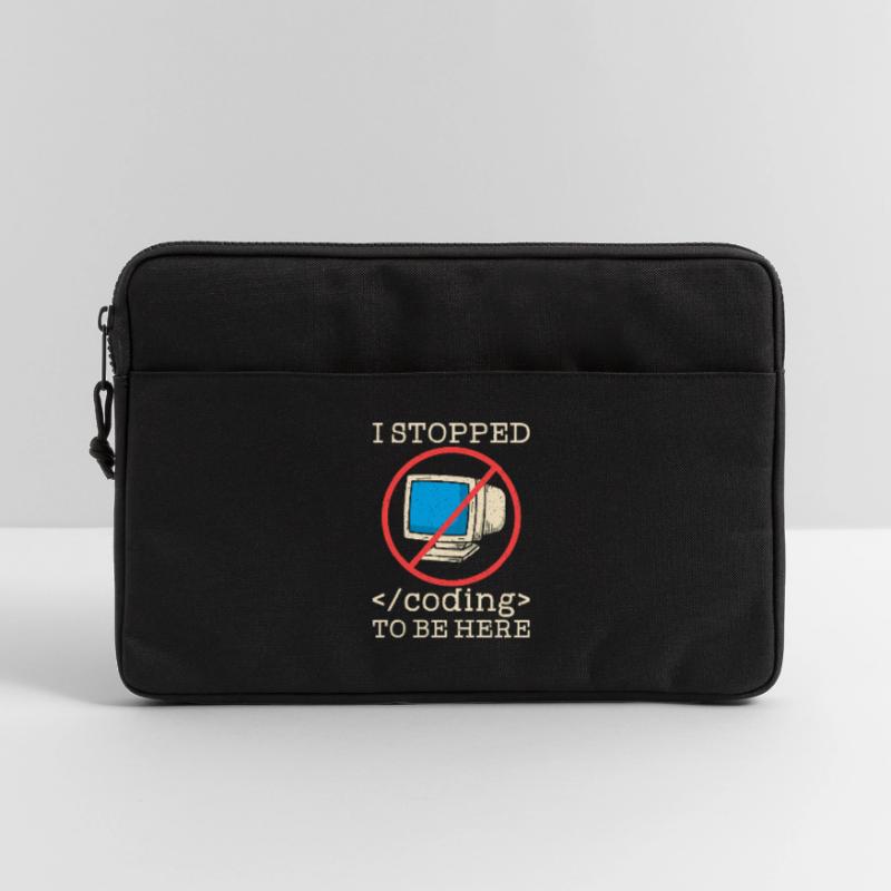 Coding witziger Spruch Prgrammierer Laptoptasche 13"
