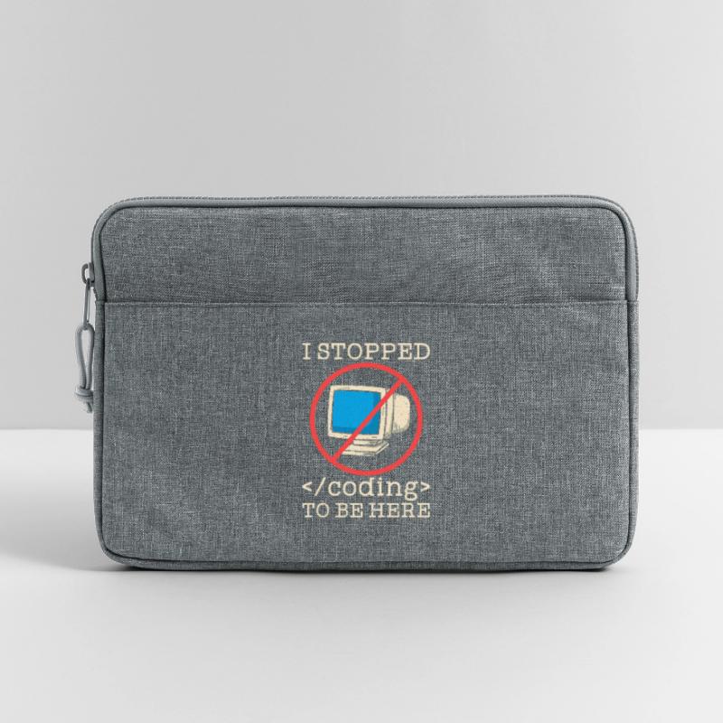 Coding funny saying programmer Laptop bag 13"