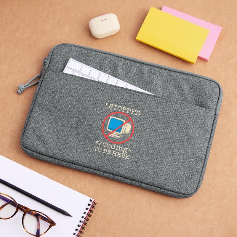 Coding funny saying programmer Laptop bag 13"