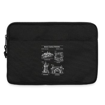 Patent für den Bauplan der Burg Buda - Laptoptasche 13" - Schwarz - Vorne