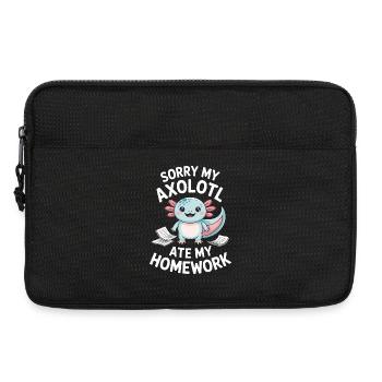 Axolotl Homework Heist - Laptop bag 13" - black - Front