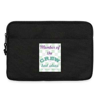 Crew-Mitglied: Schlechte Ideen - Laptoptasche 13" - Schwarz - Vorne