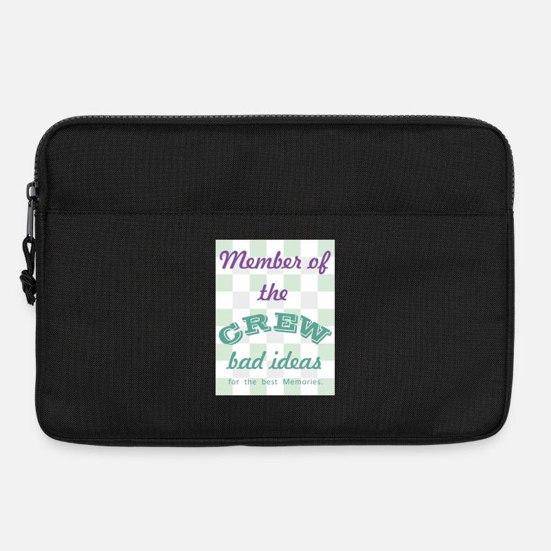 Crew Member: Bad Ideas - Laptop bag 13" - black