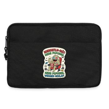 Horrorfilm Diät Popcorn Humor - Laptoptasche 13" - Schwarz - Vorne