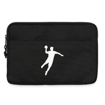 Balle de la silhouette de handball - Sacoche pour ordinateur portable 13 pouces - noir - Devant