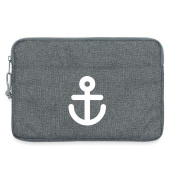 Voile - Sacoche pour ordinateur portable 13 pouces - gris chiné - Devant