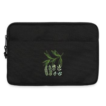 Leaf Embrace: Ehrliche Freundschaftszitat - Laptoptasche 13" - Schwarz - Vorne