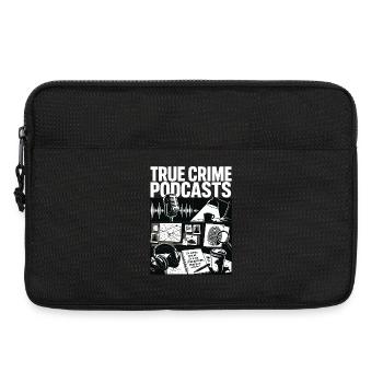 True Crime Podcast Ermittler - Laptoptasche 13" - Schwarz - Vorne