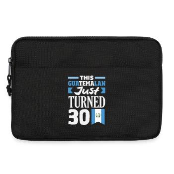 Guatemala Flag T-Shirt Pride & Home Chapín - Laptop bag 13" - black - Front