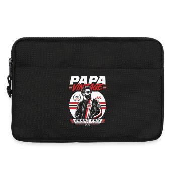 Papa Vintage Grand Prix Style - Sacoche pour ordinateur portable 13 pouces - noir - Devant