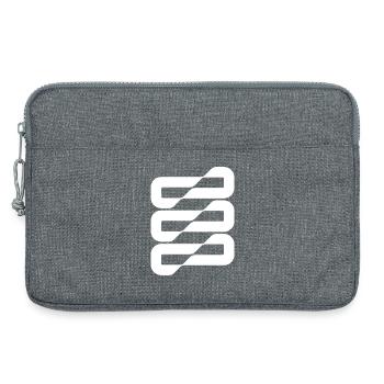 Flowwave Stripes Abstract - Laptop bag 13" - heather grey - Front