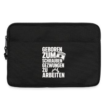 Geschraubt statt gezwungen - Laptoptasche 13" - Schwarz - Vorne