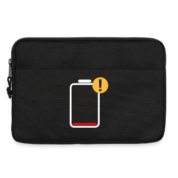 Low Battery  - Laptop bag 13" - black - Front