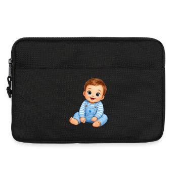 Baby Boy Junge Comic - Sacoche pour ordinateur portable 13 pouces - noir - Devant