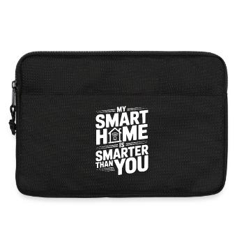 My Smart Home Is Smarter Than You - Laptop bag 13" - black - Front