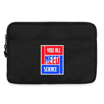 Y'all Need Science Lustig Wissenschaft Nerd Spruch - Laptoptasche 13" - Schwarz - Vorne