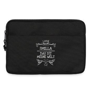 Geschenk für Smilla - Laptoptasche 13" - Schwarz - Vorne