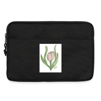 Tulipe - Sacoche pour ordinateur portable 13 pouces - noir - Devant