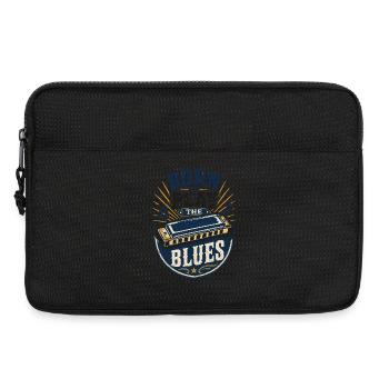 Instrument, harmonica Musiciens de musique blues - Sacoche pour ordinateur portable 13 pouces - noir - Devant