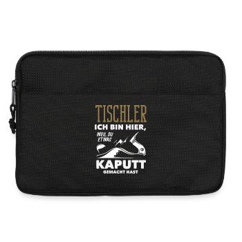 Tischler Weil Du Etwas Kaputt Hast - Laptoptasche 13" - Schwarz - Vorne