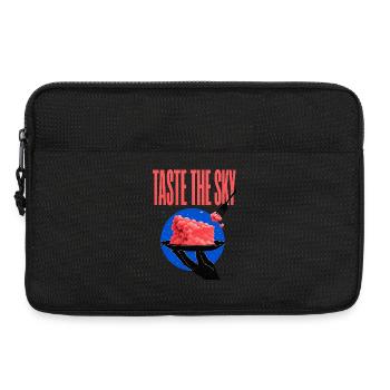  Taste the Sky – Wolkenkuchen - Laptoptasche 13" - Schwarz - Vorne