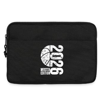 Basketball Meister Edition 2026 in weiß - Laptoptasche 13" - Schwarz - Vorne