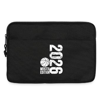 Basketball Meister Edition 2026 in weiß - Laptoptasche 13" - Schwarz - Vorne