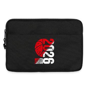 Basketball Meister Edition 2026 in rot und weiß - Laptoptasche 13" - Schwarz - Vorne