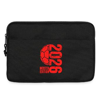 Maillot de champion de handball 2026, rouge, édition rouge - Sacoche pour ordinateur portable 13 pouces - noir - Devant