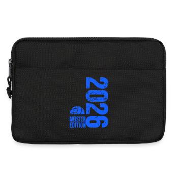 Maillot Volleyball Master 2026, bleu, sweat à capuche, tasse - Sacoche pour ordinateur portable 13 pouces - noir - Devant