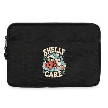 Shelf Care – Wellness Hermit Crab - Laptop bag 13" - black - Front