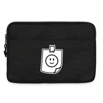 Ruban de notes joyeuses, bonne humeur. - Sacoche pour ordinateur portable 13 pouces - noir - Devant