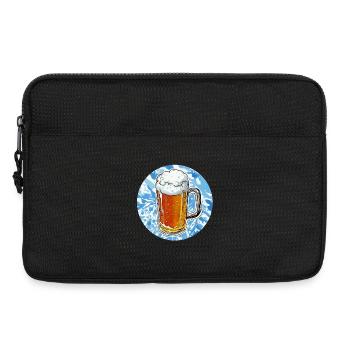 Bier - Laptoptasche 13" - Schwarz - Vorne