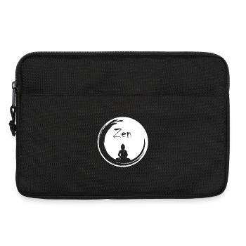 Zen bubble - Laptop bag 13" - black - Front