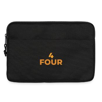 NUMBER 4 DESIGN AND TYPOGRAPHY LETTERS - Laptop bag 13" - black - Front