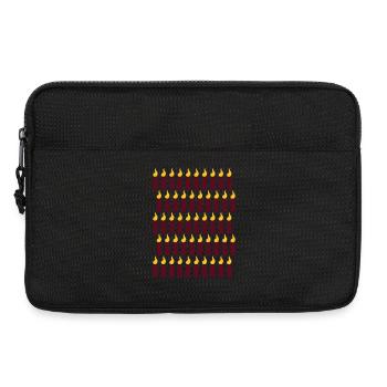 50. Geburtstag - Laptoptasche 13" - Schwarz - Vorne