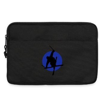 Ski freestyle icon - Laptop bag 13" - black - Front