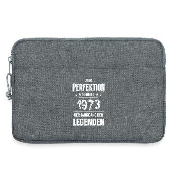 Legenden 1973 - Laptoptasche 13" - Grau meliert - Vorne