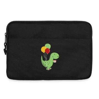 Joyeux anniversaire garçon d'anniversaire T Rex Dinosaur - Sacoche pour ordinateur portable 13 pouces - noir - Devant