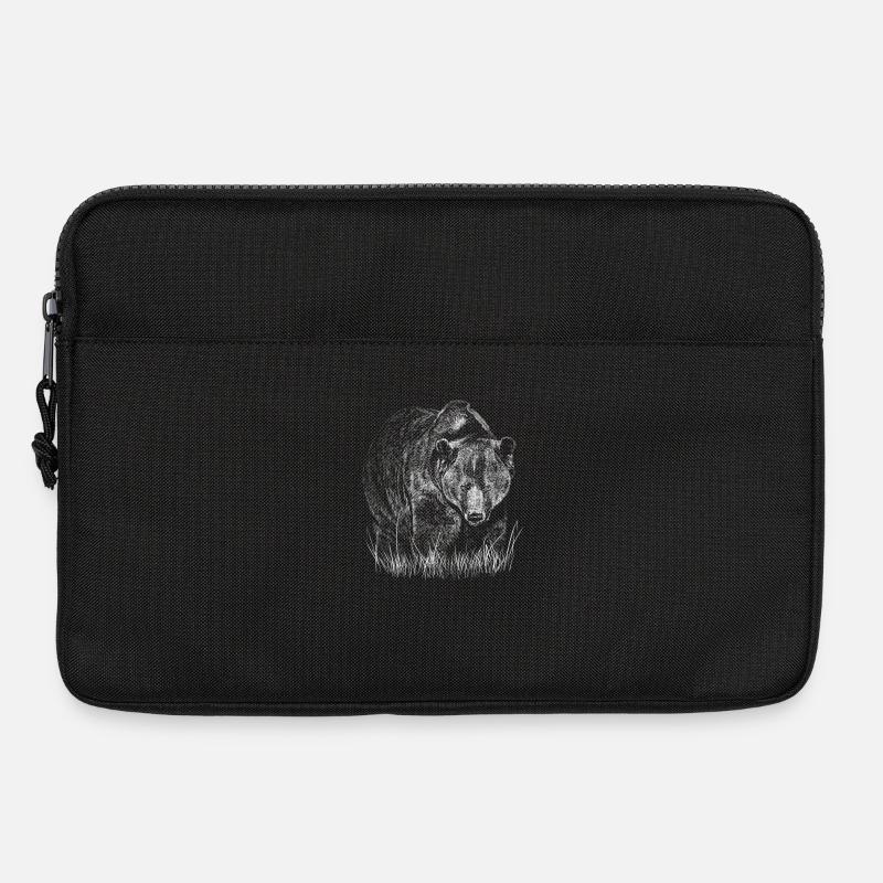 Bär - Laptoptasche 13" - Schwarz