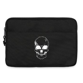 scull chalk white - Laptoptasche 13" - Schwarz - Vorne