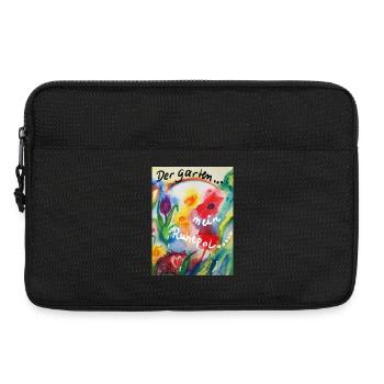 EG Blumen ITulpen I Der Garten I flowers I present - Laptoptasche 13" - Schwarz - Vorne