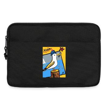 EG mouette I palier I mer I vacances I photo - Sacoche pour ordinateur portable 13 pouces - noir - Devant