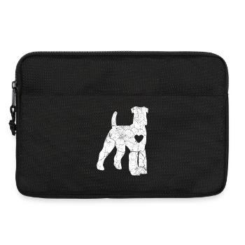 Chien Schnauzer - Sacoche pour ordinateur portable 13 pouces - noir - Devant