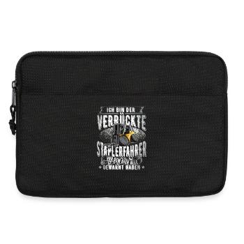 Staplerfahrer - Laptoptasche 13" - Schwarz - Vorne