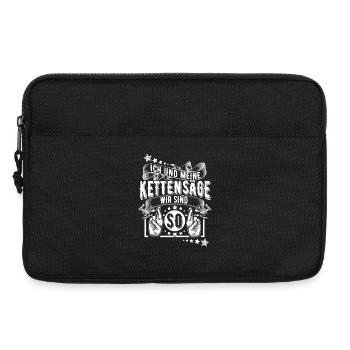 Holzfäller - Laptoptasche 13" - Schwarz - Vorne