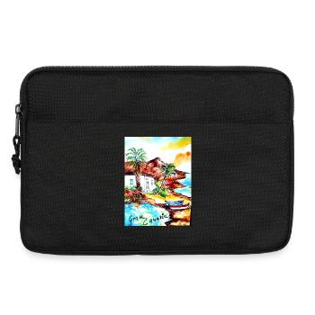 EG Urlaub I Gran Canaria I Insel I Geschenkidee - Laptoptasche 13" - Schwarz - Vorne